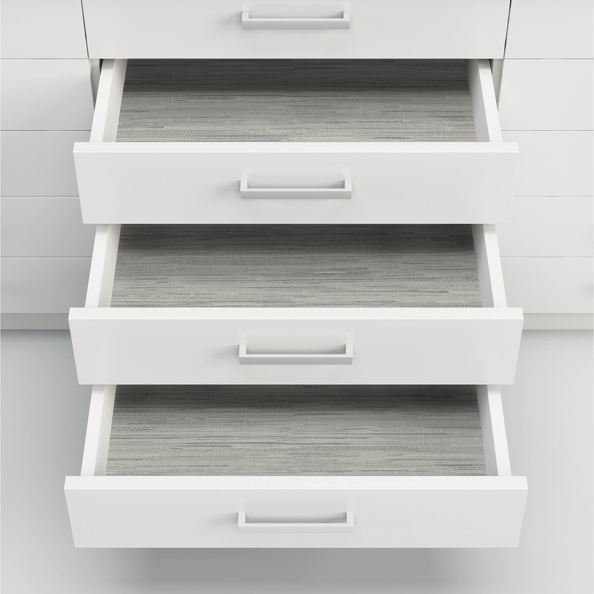 InHome Avery Weave Gray Peel & Stick Wallpaper